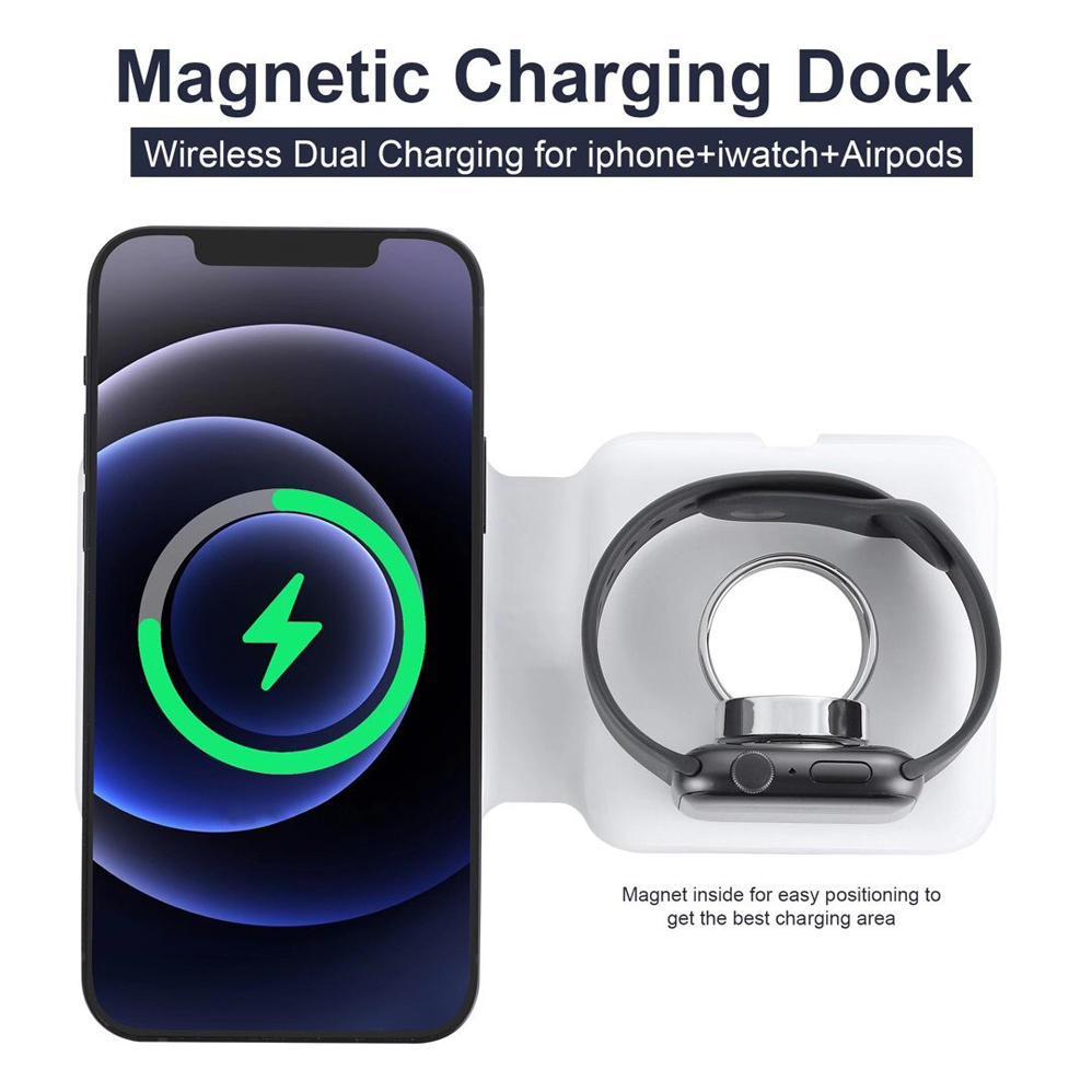 2IN1 Magnetic Wireless Charger - огляд і ціна Smartwatch X12
