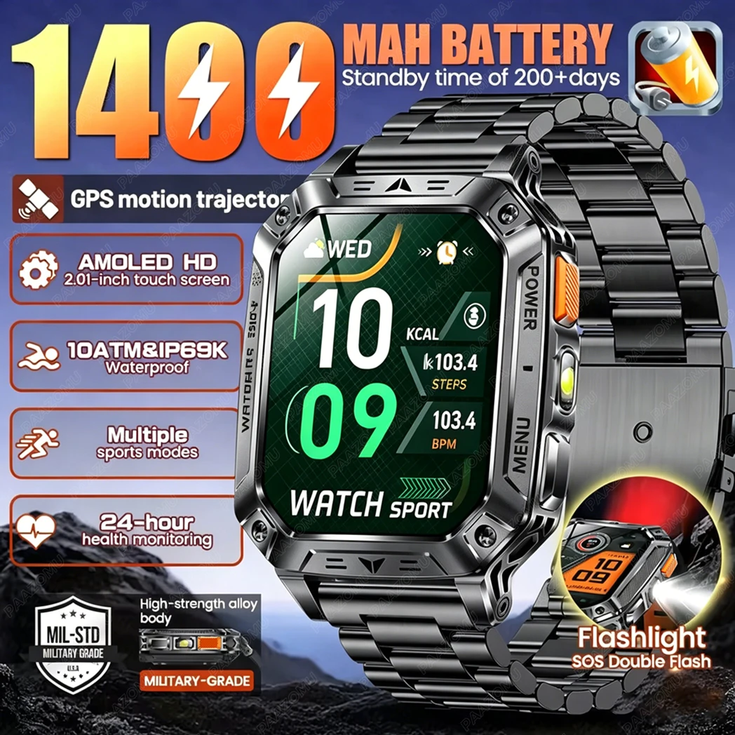 2026 New Built-in 1400mAh Supe - огляд і ціна Smartwatch Custom