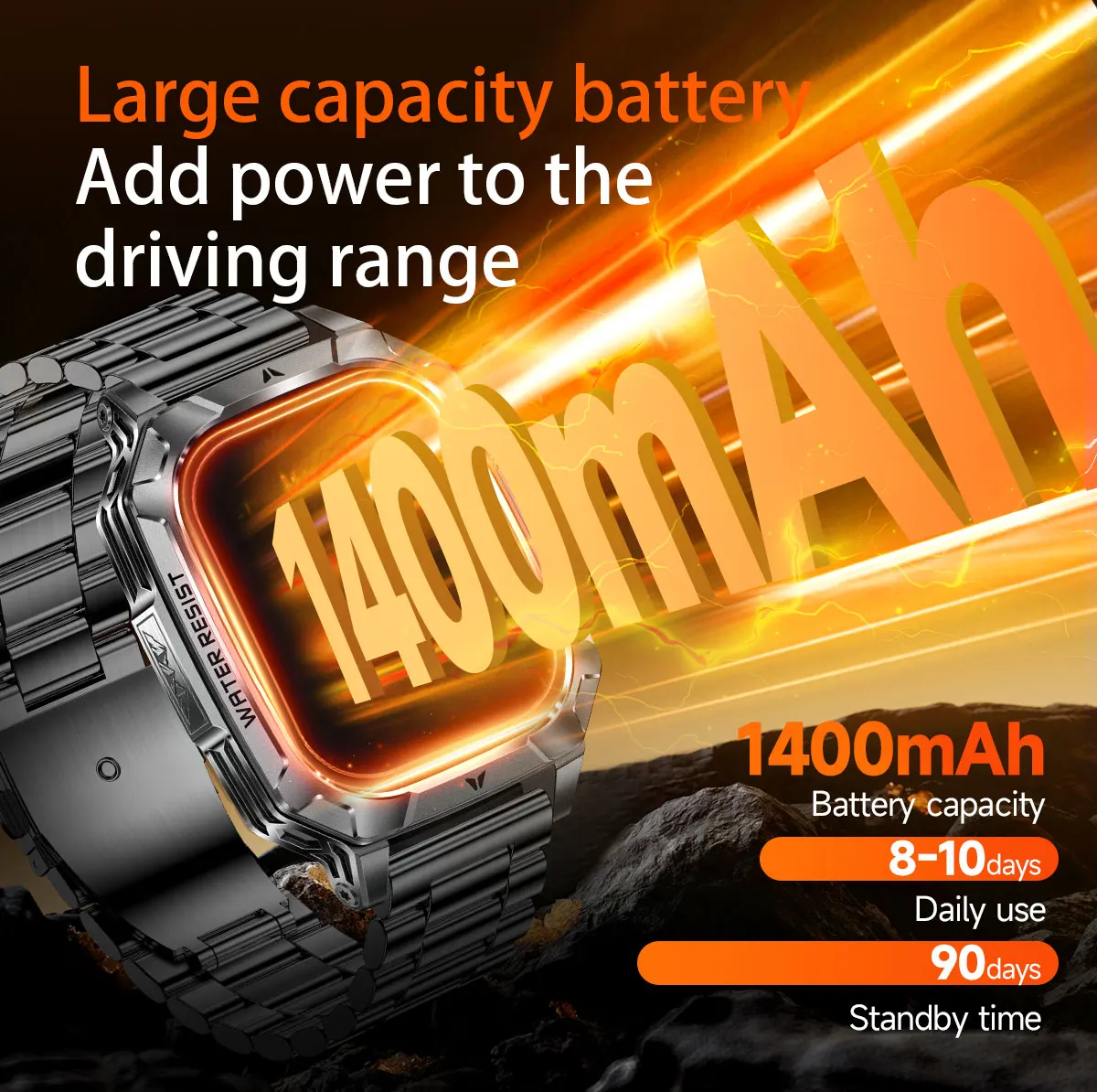 2026 New Built-in 1400mAh Supe - огляд і ціна Smartwatch Custom