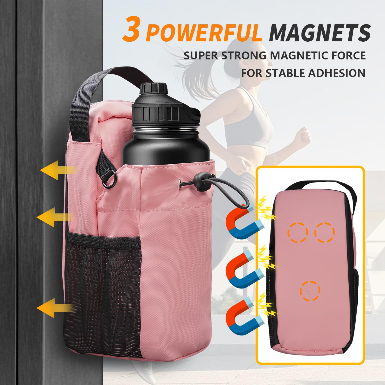 WOOJACK Magnetic Gym Bag for W - огляд і ціна Rugged Sport Strap