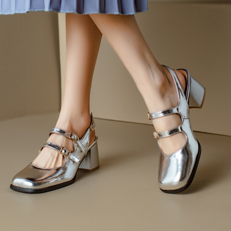 Elegant Women's High Heels Mar - огляд і ціна Leather Classic Strap