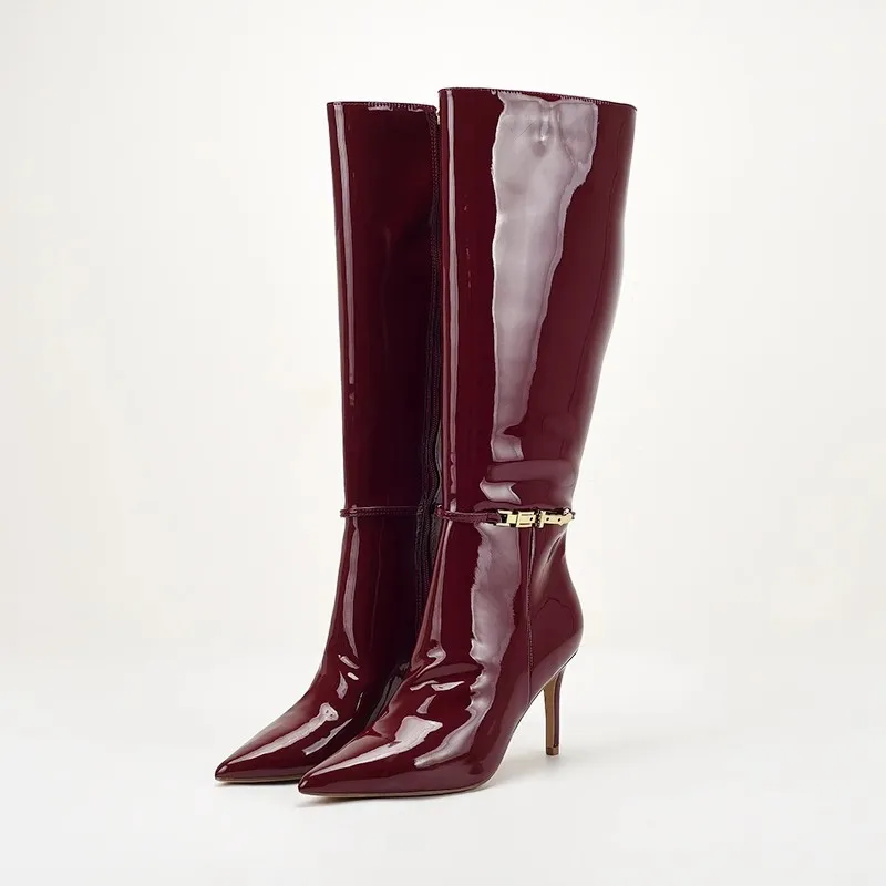 Pointed Toe Stiletto High Heel - огляд і ціна Leather Classic Strap