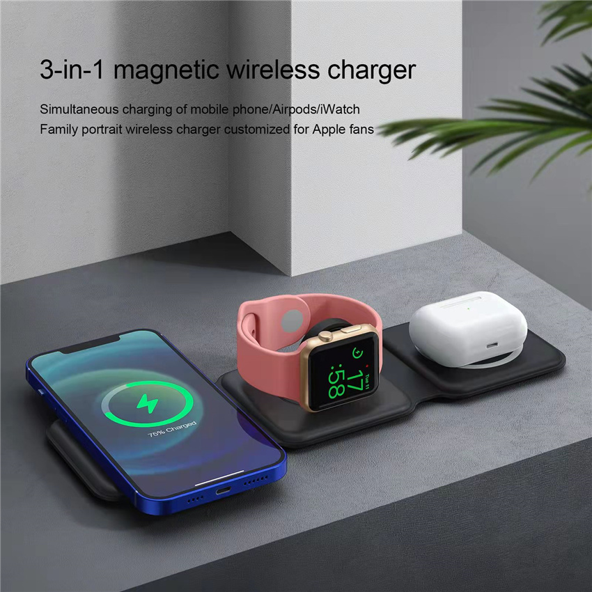 New 3in1 Foldable Wireless Cha - огляд і ціна Smartwatch X12