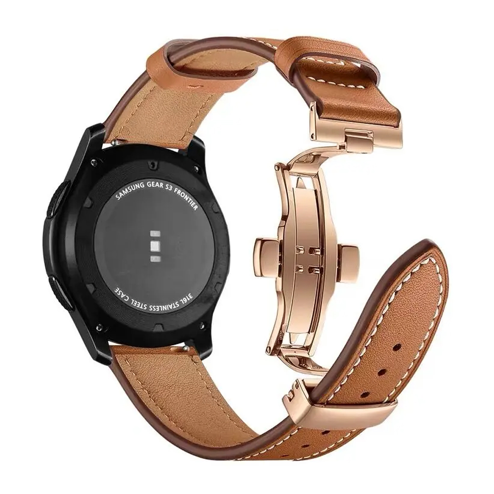 20mm 22mm Leather Band For Sam - огляд і ціна Titan Smartwatch Accessories