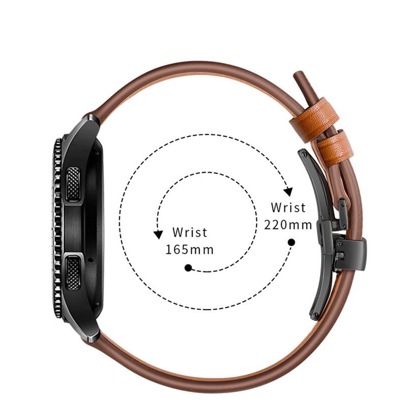 20mm 22mm Leather Band For Sam - огляд і ціна Titan Smartwatch Accessories