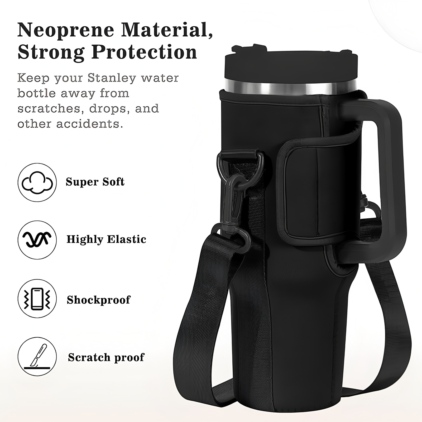 Large 40oz Insulated Leak Proo - огляд і ціна Rugged Sport Strap